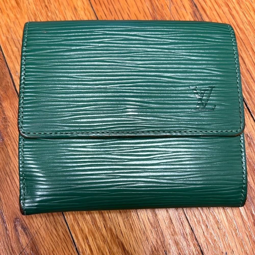 Louis Vuitton green Bi-fold wallet